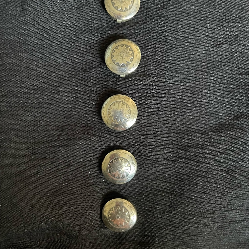 Silver Button Covers